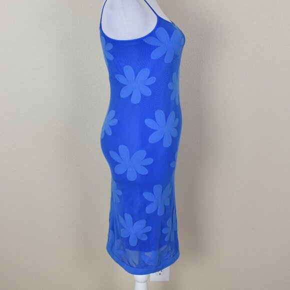 Wolford Floral Flower Slip Bodycon Sheath Dress - S - Picture 8 of 11